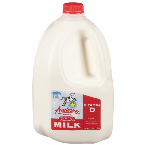Anderson Dairy Vitamin D Whole Milk Perspective: front