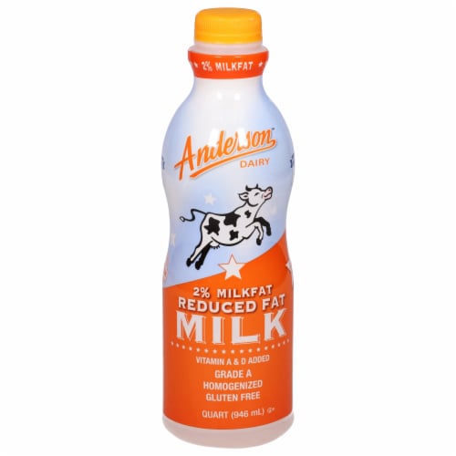 Anderson 2% Reduced Fat Milk Perspective: front