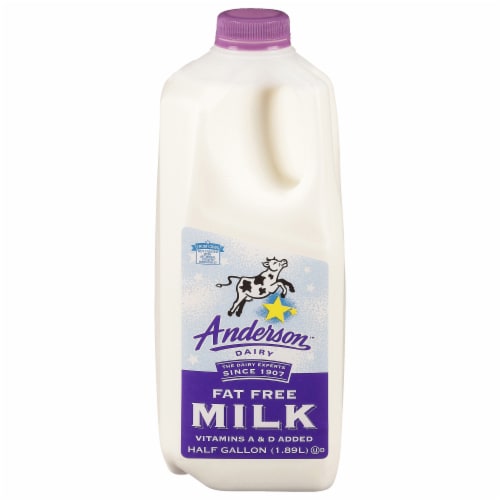 Anderson Dairy Fat Free Milk Perspective: front
