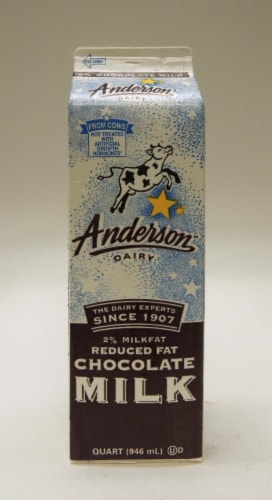 Anderson 2% Chocolate Milk Perspective: front
