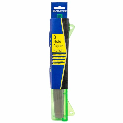 HQ Advance 3-Hole Paper Punch Perspective: front