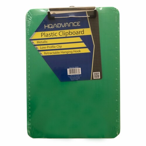 HQ Advance Plastic Clipboard Perspective: front