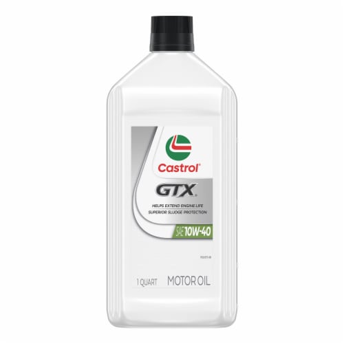 Castrol GTX 10W-40 SAE Motor Oil Perspective: front