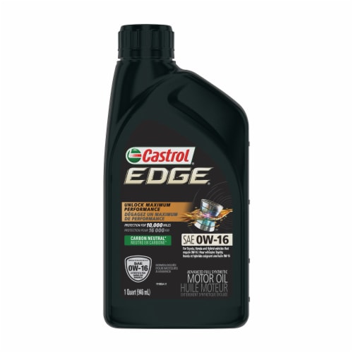 Castrol®Edge® SAE OW-16 Motor Oil Perspective: front