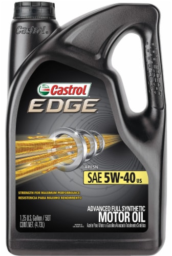 Castrol Edge SAE 5W-40 Advanced Full Synthetic Motor Oil, 5
