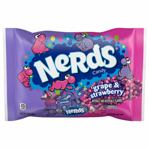 Nerds® Grape & Strawberry Hard Halloween Candy Pack Perspective: front