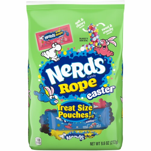 Nerds Rope Easter Candy Perspective: front