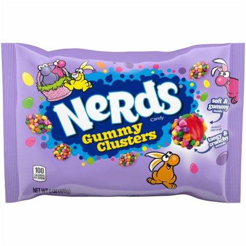 Nerds® Gummy Clusters Easter Candy Perspective: front