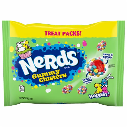 Nerds® Gummy Clusters Easter Candy Perspective: front