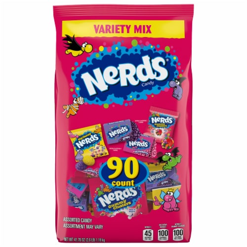 Nerds Assorted Mix Halloween Candy Perspective: front