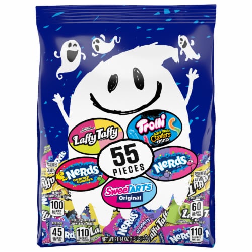 Ferrara Ghost Goodies Assorted Halloween Candy Bag Perspective: front