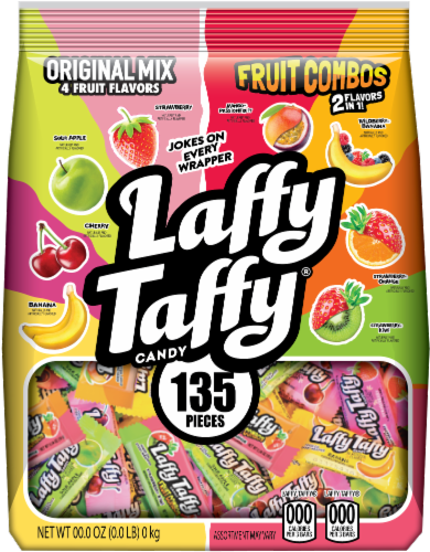 Laffy Taffy® Assorted Chewy Halloween Candy Bag Perspective: front