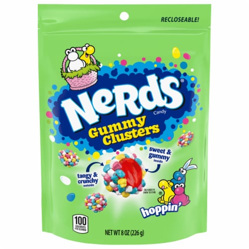 Nerds® Easter Gummy Clusters Candy Bag Perspective: front