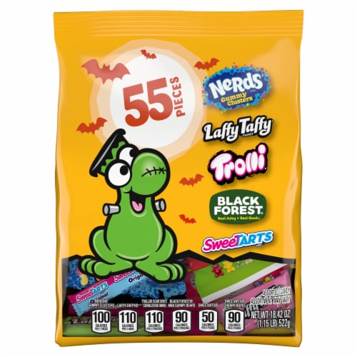 Nerds® Fruit Chewy Mixed Halloween Candy Bag Perspective: front