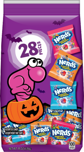 Nerds Halloween Assorted Gummy Clusters Perspective: front