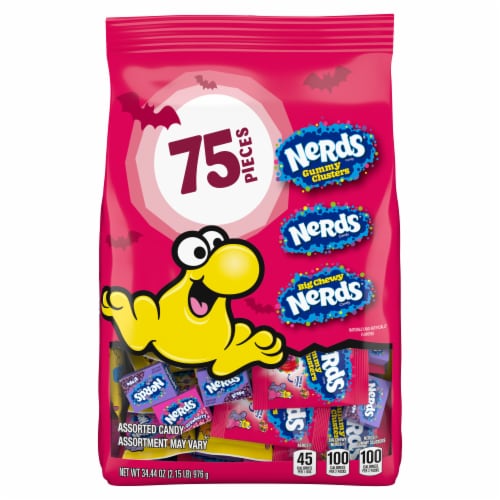 Nerds Halloween Assorted Cabdy Mixed Bag Perspective: front