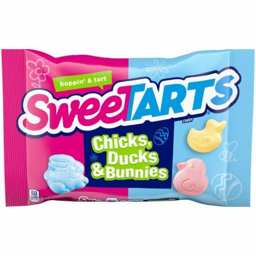 SweeTARTS Chicks Ducks & Bunnies Easter Candy Perspective: front