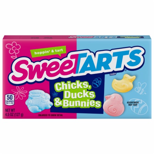 SweeTARTS® Chicks Ducks & Bunnies Easter Candy Box Perspective: front