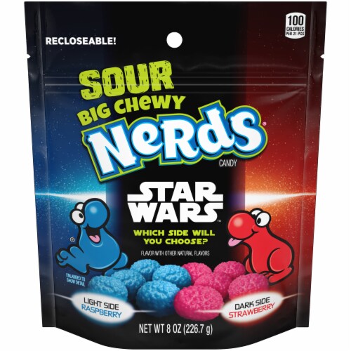 Nerds Star Wars Sour Big Chewy Candy Perspective: front