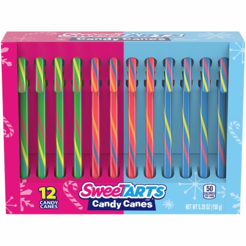 SweeTARTS® Holiday Tangy Candy Canes Perspective: front
