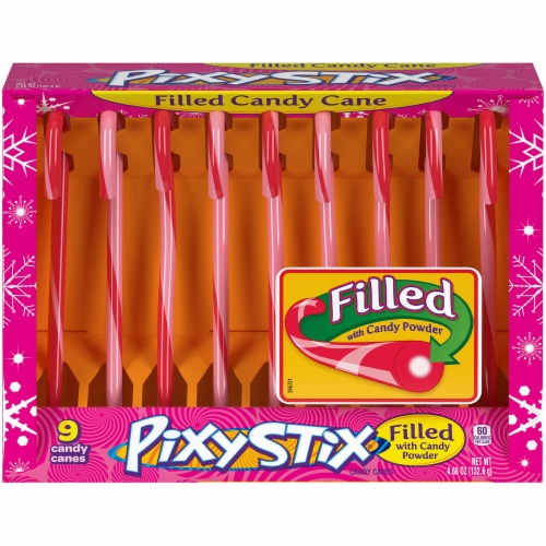 Pixy Stix® Filled Candy Canes Perspective: front
