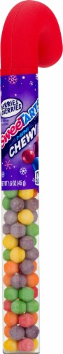SweeTARTS Mini Chewy Berries & Cherries Candy Cane Perspective: front