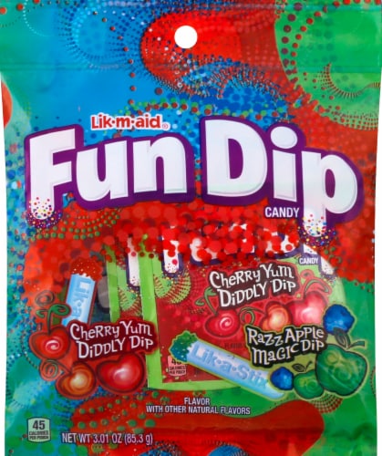Fun Dip Lik-a-stix Candy Variety Pack Perspective: front