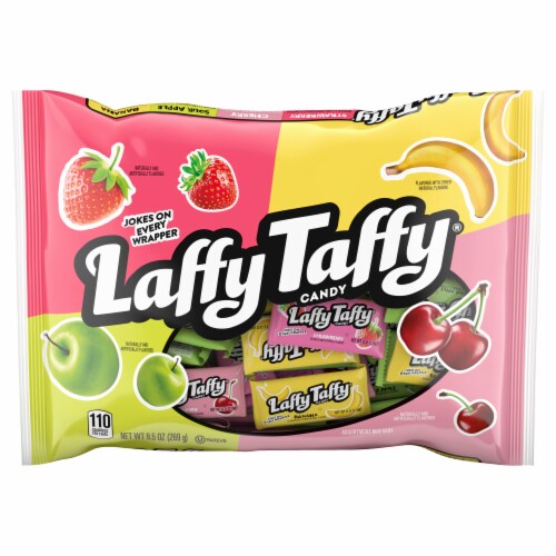 Laffy Taffy® Assorted Halloween Fun Size Candy Bag Perspective: front