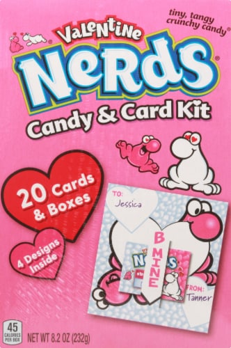 Nerds Valentine Candy Treat Size Boxes, Strawberry and Punch