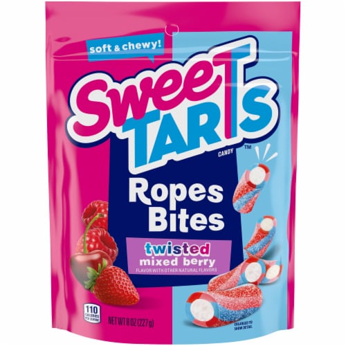 SweeTARTS™ Twisted Mixed Berry Robes Bites Candy Perspective: front