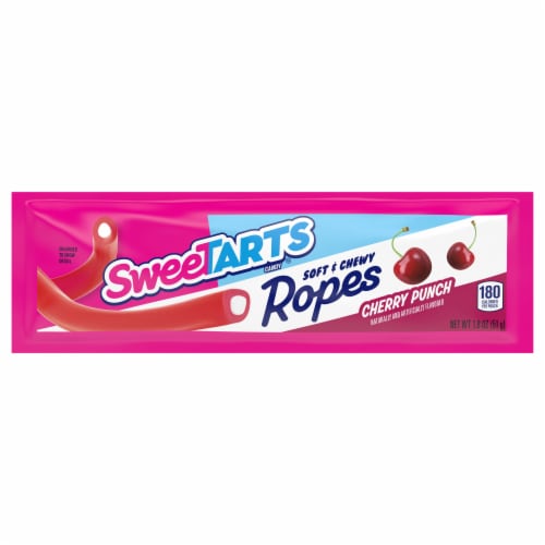 SweeTARTS Cherry Punch Soft & Chewy Ropes Candy, 1.8 oz - Fry's Food Stores