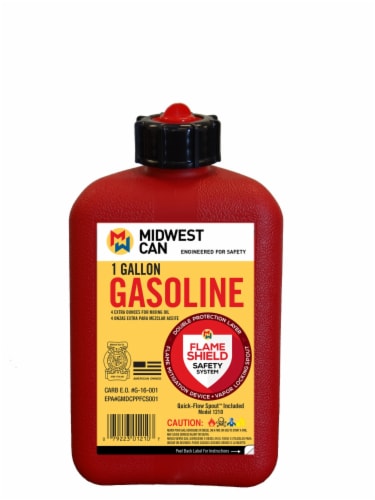 Midwest Can Company Auto Shut Off Gas Can Perspective: front