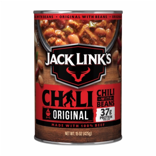 Jack Link's™ Original Canned Chili with Beans Perspective: front