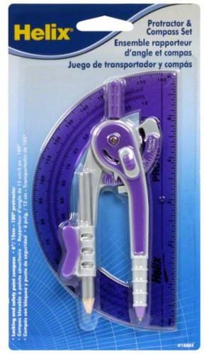 Helix Protractor and Compass Set Perspective: front