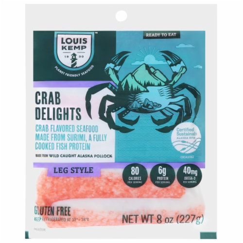 Louis Kemp Crab Deli Delights Imitation Crabmeat, Flake Style, Shellfish