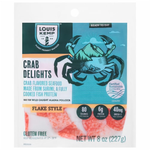 Louis Kemp Crab Delights Flakes Perspective: front