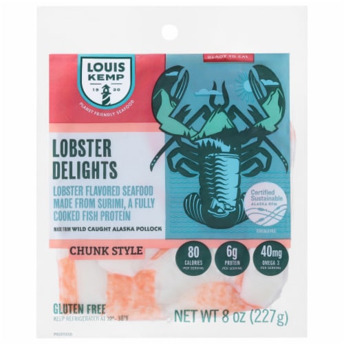 Louis Kemp Lobster Delights Chunk Style Perspective: front