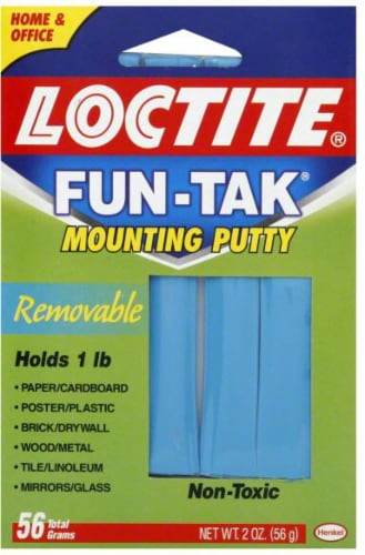 Loctite Fun-Tak Removable Mounting Putty - Blue Perspective: front