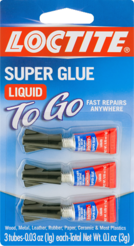 Loctite® Super Glue Liquid To Go - 3 Pack Perspective: front