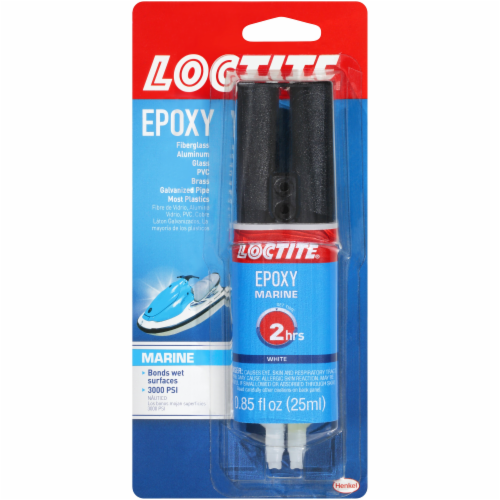 Loctite Marine Epoxy Syringe Adhesive - White Perspective: front