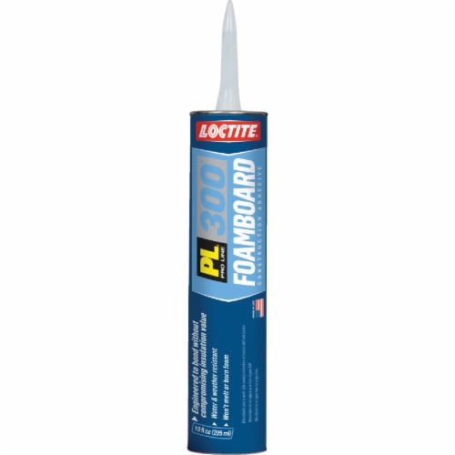 LOCTITE PL 300 10 Oz. Low VOC Foam Board Construction Adhesive 1421941 Perspective: front