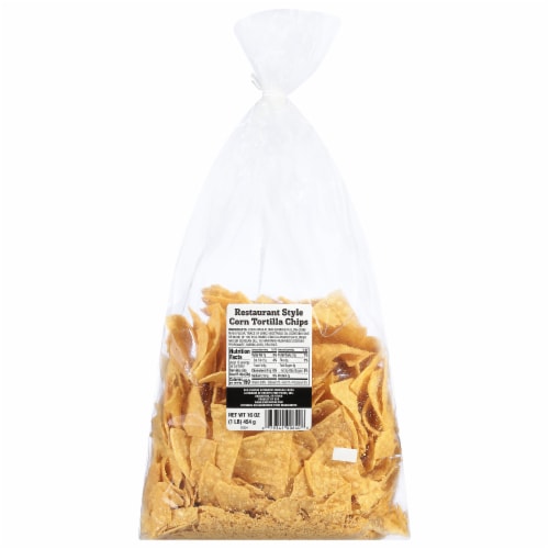 Restaurant Style Corn Tortilla Chips Perspective: front