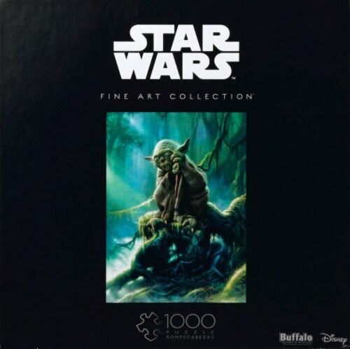 Buffalo Games Star Wars Fine Art Collection Yoda Puzzle Perspective: front
