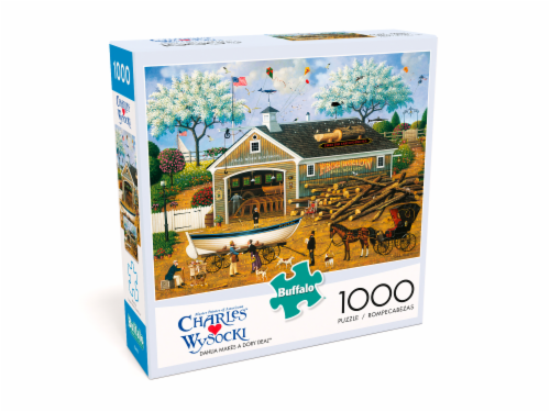 Buffalo Games Charles Wysocki: Dahlia Makes a Dory Deal Jigsaw Puzzle Perspective: front