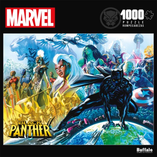 Buffalo Games Marvel Black Panther Jigsaw Puzzle Perspective: front