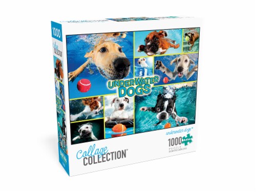 Buffalo Games Collage Collection Underwater Dogs Puzzle Perspective: front