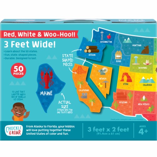Chuckle & Roar Giant Floor Puzzle Perspective: front