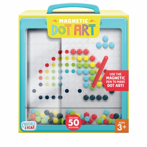 Buffalo Games Chuckle & Roar Magnetic Dot Art Activity Set Perspective: front