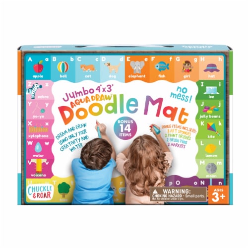 Buffalo Games Chuckle & Roar Doodle Mat Perspective: front