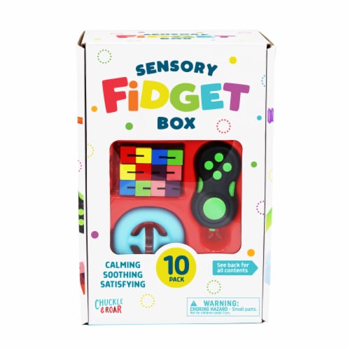 Chuckle & Roar 10 Pack Sensory Fidget Box Perspective: front